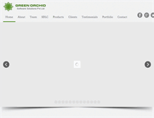 Tablet Screenshot of greenorchidsolutions.com